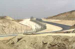 Grenzzaun im Westjordanland
