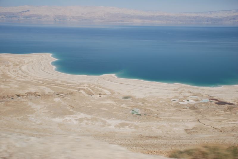 Blick auf das tote Meer Blick auf das tote Meer