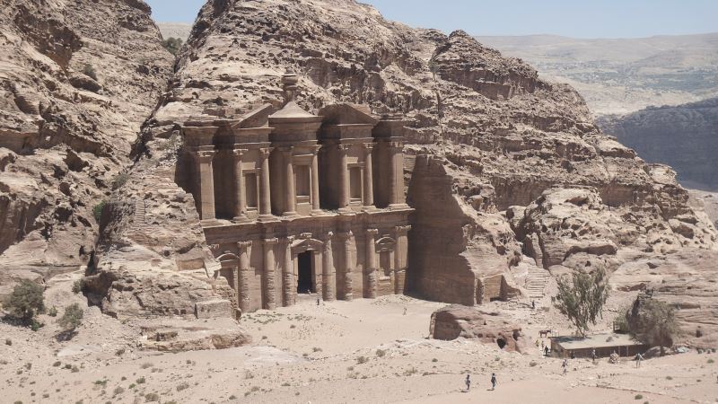 Die Felsenstadt Petra in Jordanien